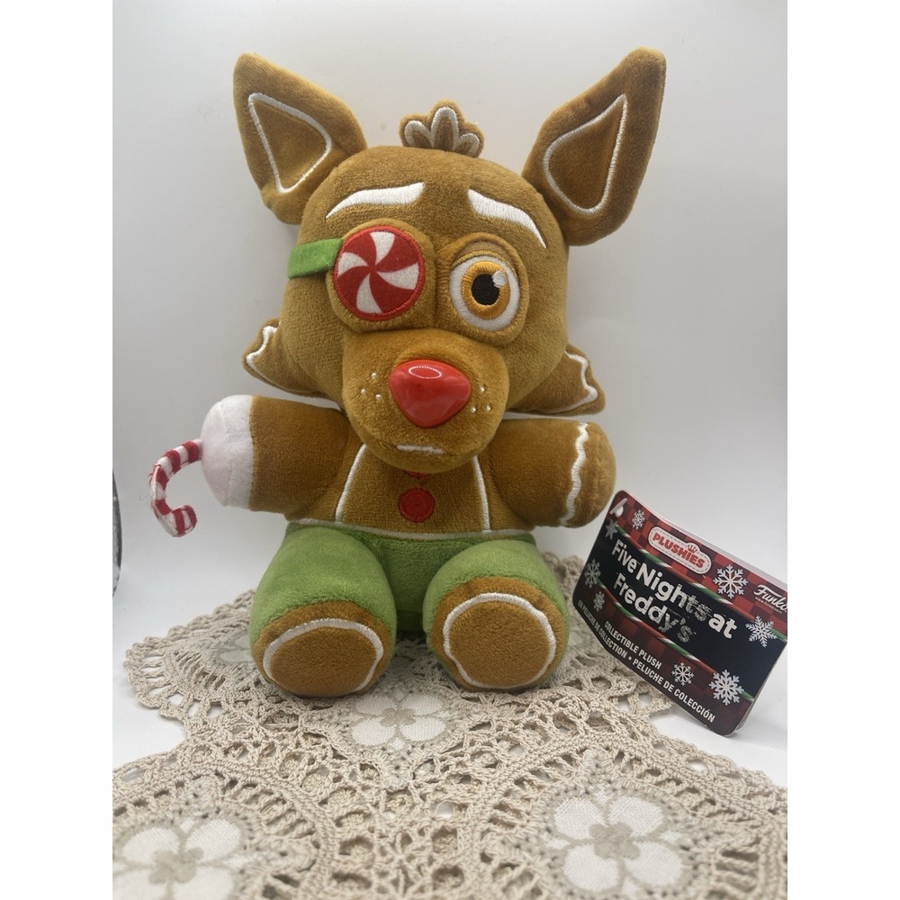 Funko Pop Plush Five Nights At Freddy's Holiday Gingerbread Foxy 7"